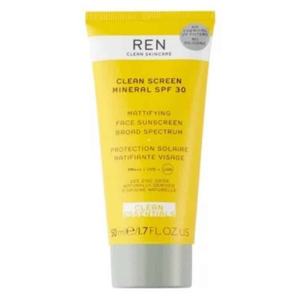 REN Skincare Clean Screen Mineral SPF 30 Face Sunscreen