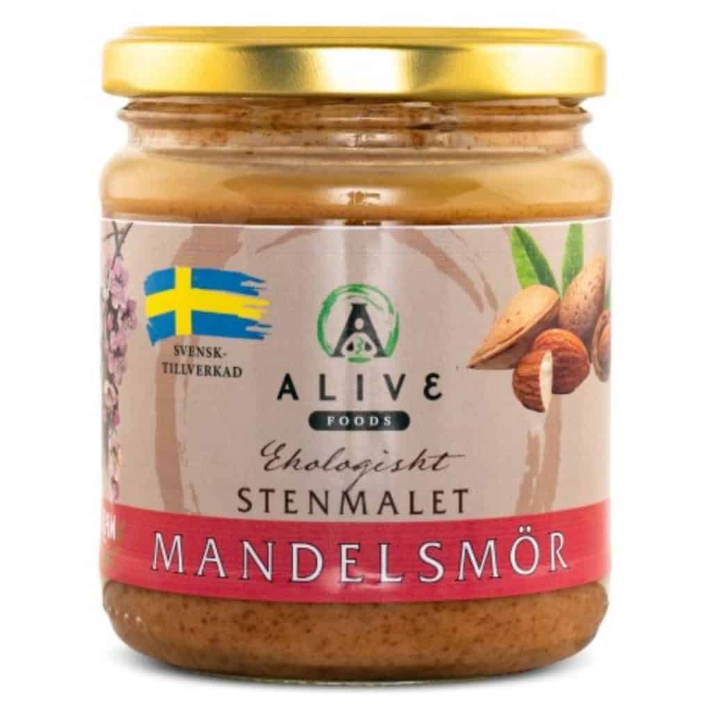 Alive Foods Stenmalet Mandelsmör