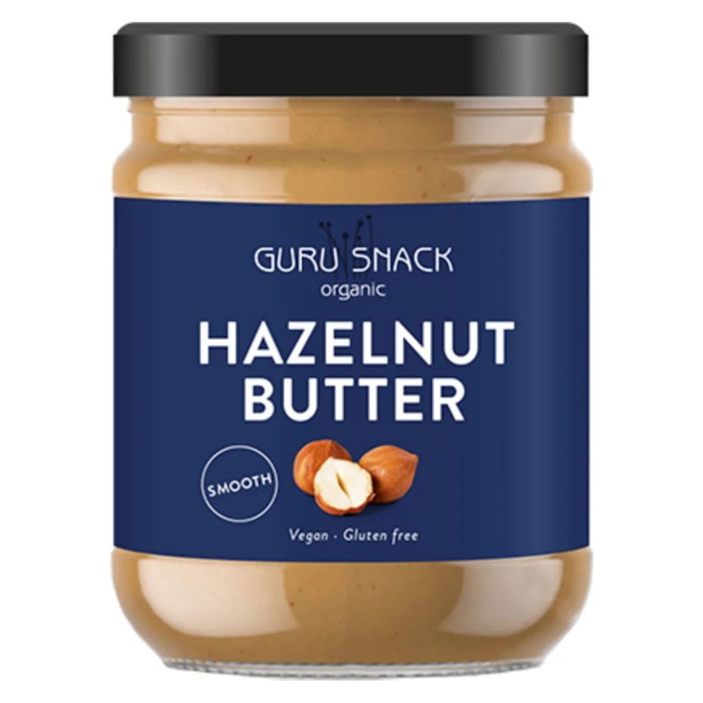 Guru Snack Hasselnötspasta Smooth EKO