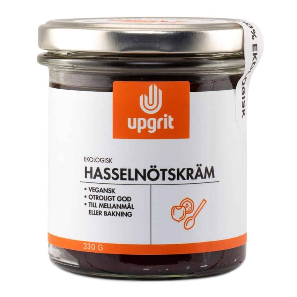 Upgrit Ekologisk Hasselnötskräm 330 g