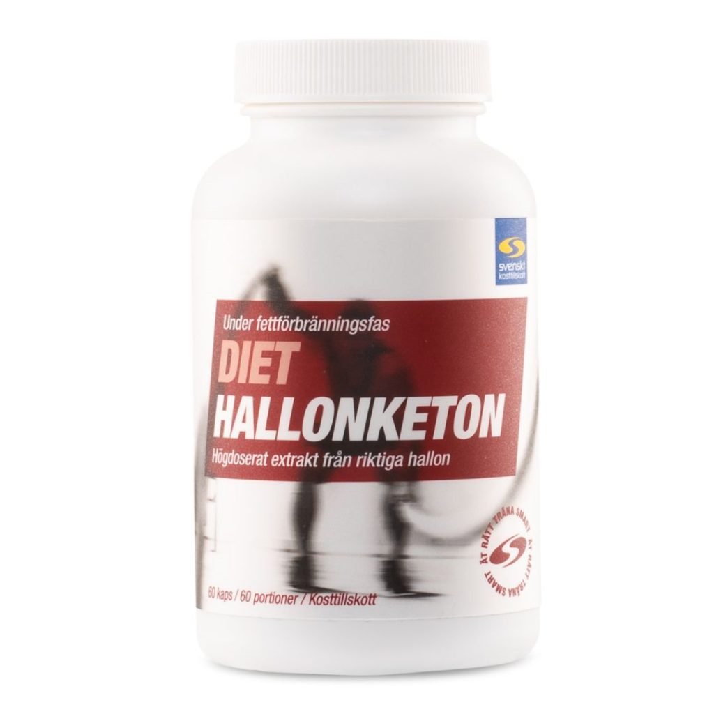 Diet Hallonketon, 60 kapslar, högkoncentrerat extrakt.