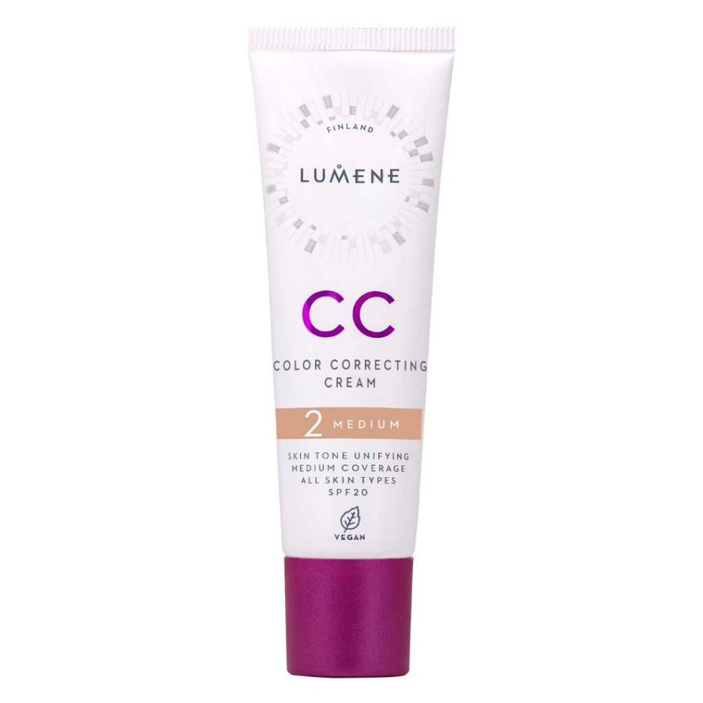 Tub med Lumene CC Cream i nyansen 2 Medium